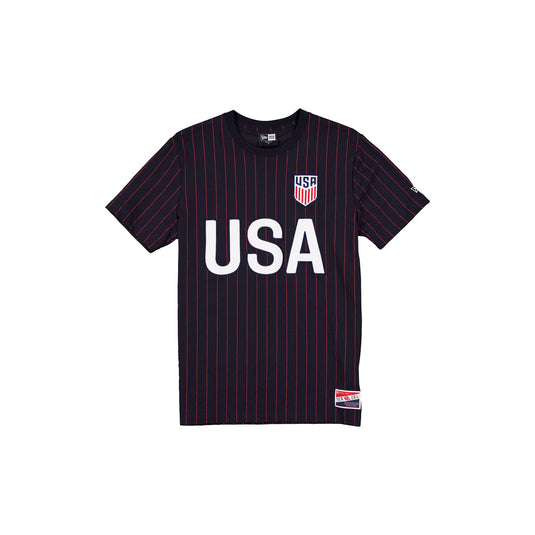 U.S. Soccer Men's National Team Pinstripe T-Shirt - New Era Cap