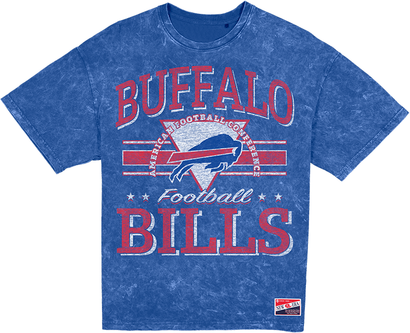 Buffalo Bills Throwback Vintage Wash Women's T-Shirt