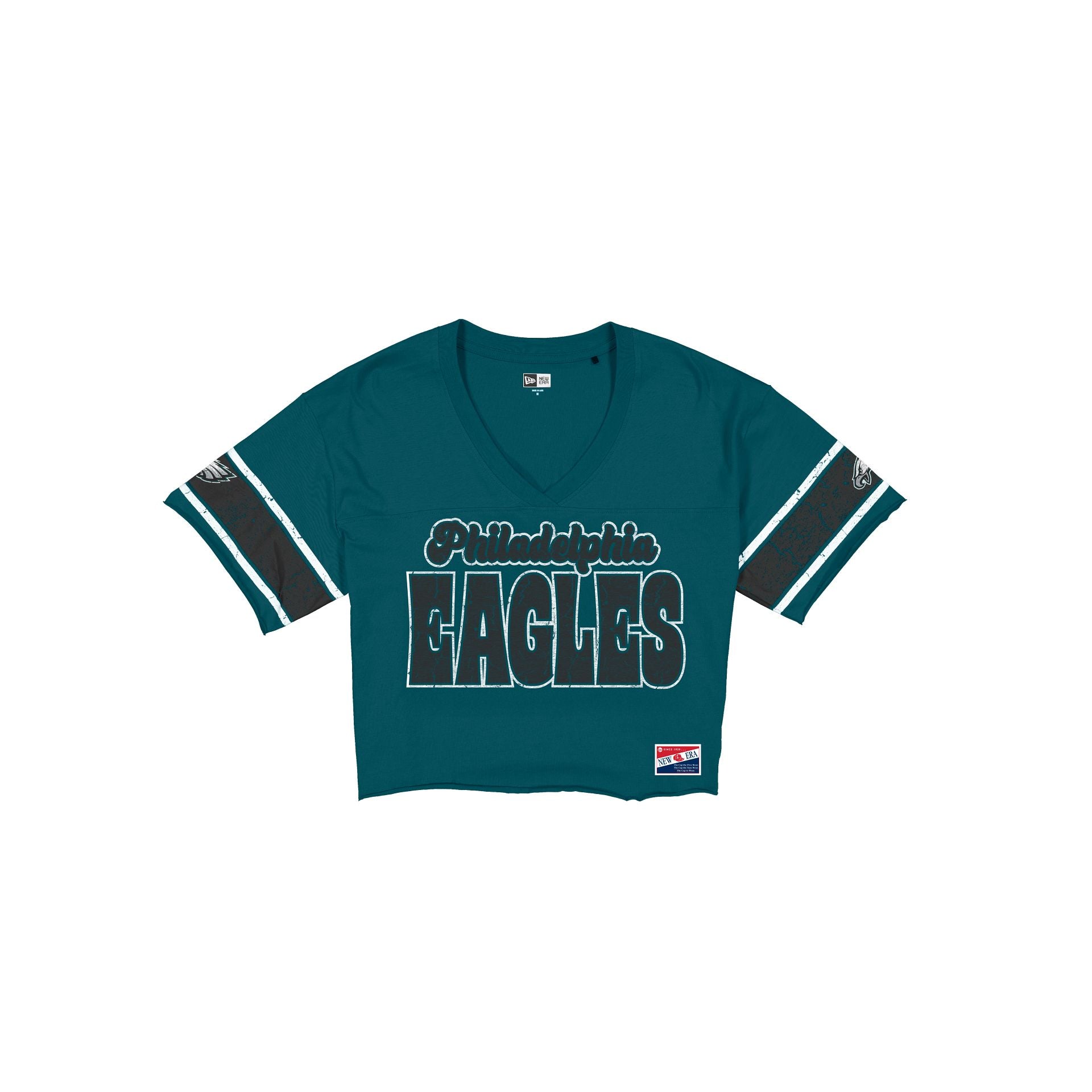 Philadelphia Eagles Throwback Women's Cropped T-Shirt