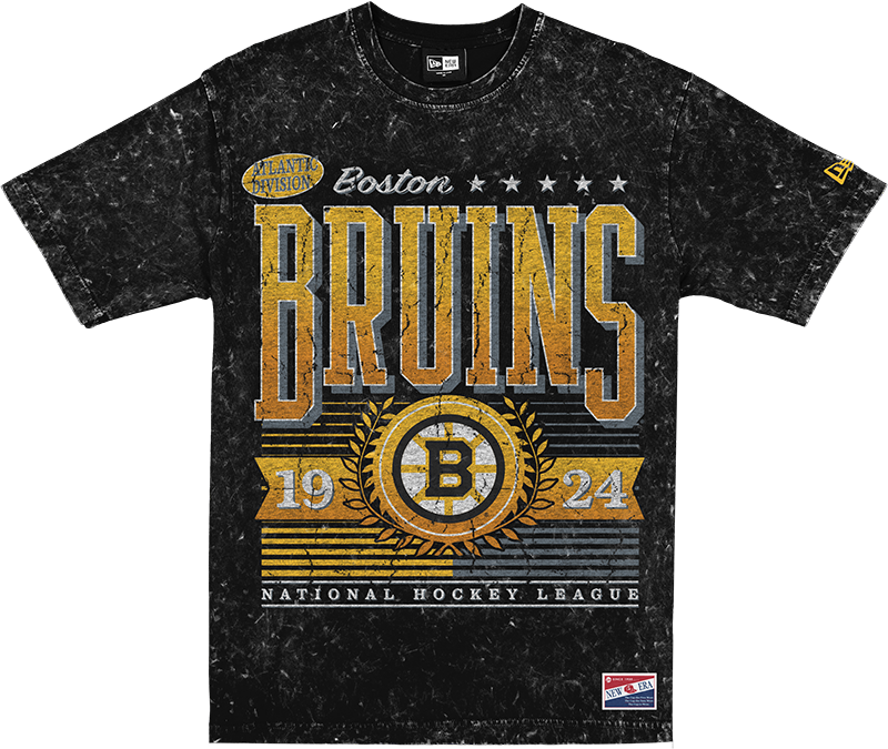 Boston Bruins Throwback Vintage Wash T-Shirt