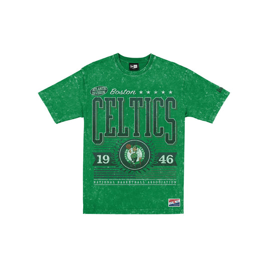 Boston Celtics Throwback Vintage Wash T-Shirt - New Era Cap