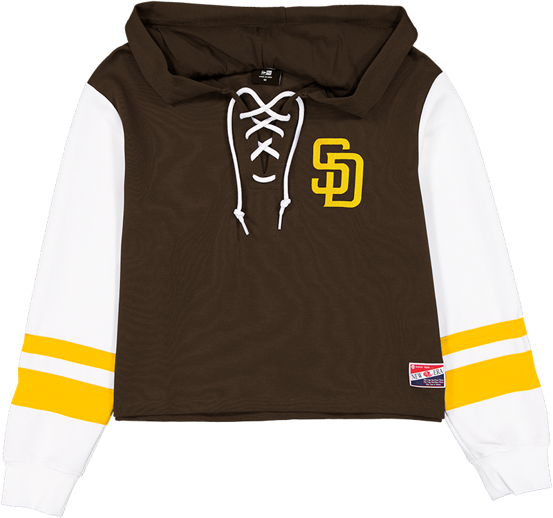 San Diego Padres Throwback Tie Women's Hoodie