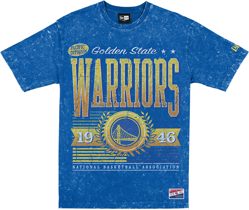 Golden State Warriors Throwback Vintage Wash T-Shirt
