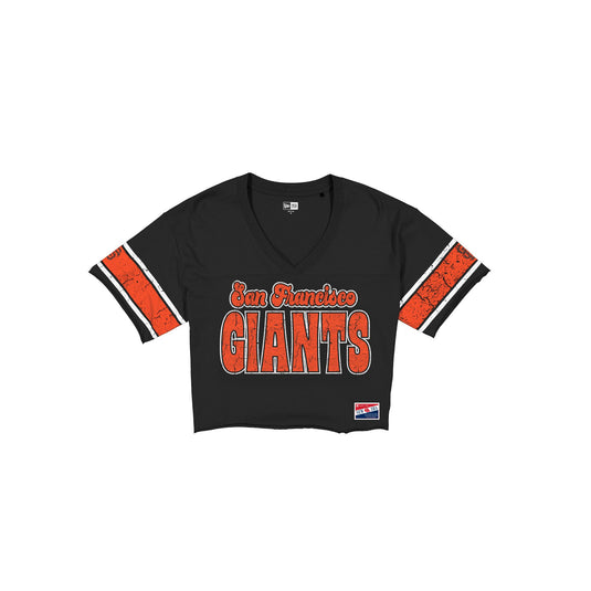San Francisco Giants Throwback Women's Cropped T-Shirt - New Era Cap