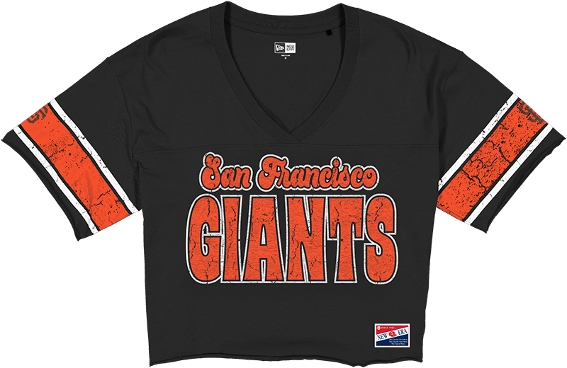 San Francisco Giants Throwback Women's Cropped T-Shirt