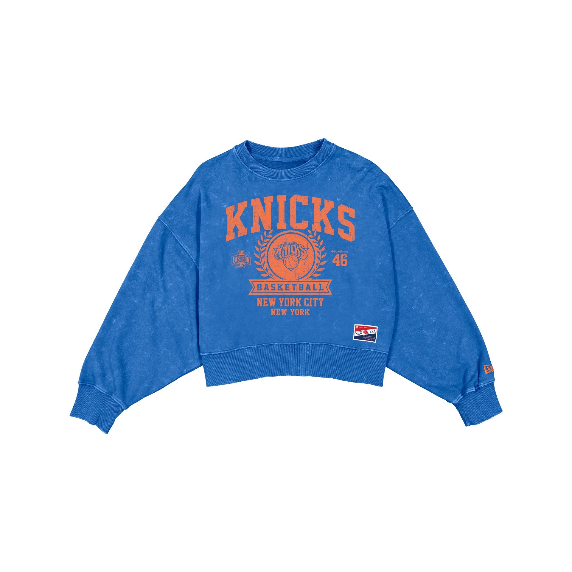 New York Knicks Throwback Women's Boxy Crewneck