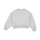 U.S. Soccer Women's National Team Women's Heather Gray Cropped Crewneck
