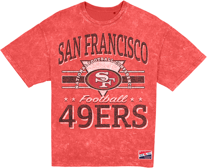 San Francisco 49ers Throwback Vintage Wash Women's T-Shirt