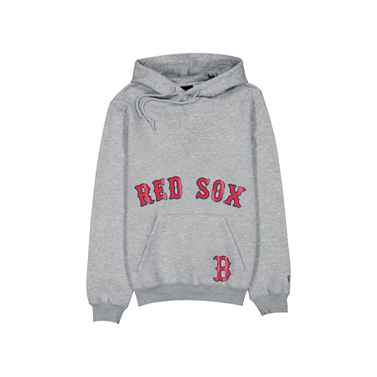 Boston Red Sox Game Day Heather Gray Hoodie - New Era Cap