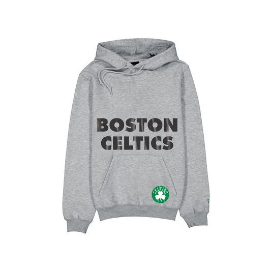 Boston Celtics Game Day Heather Gray Hoodie - New Era Cap