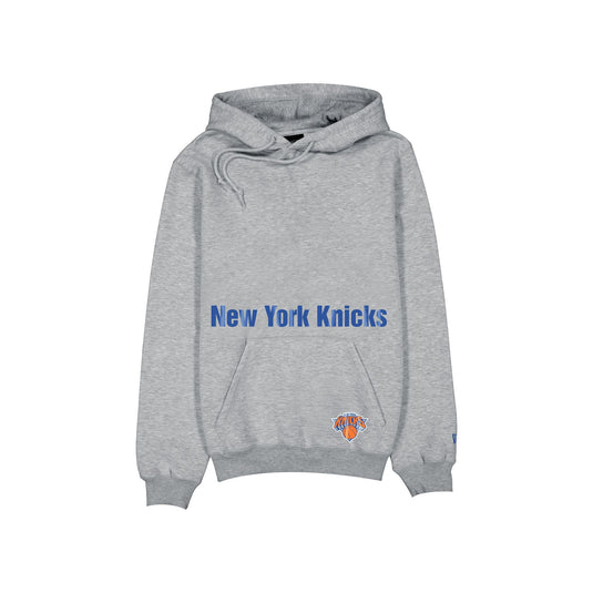 New York Knicks Game Day Heather Gray Hoodie - New Era Cap