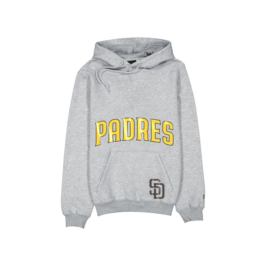 San Diego Padres Game Day Heather Gray Hoodie - New Era Cap