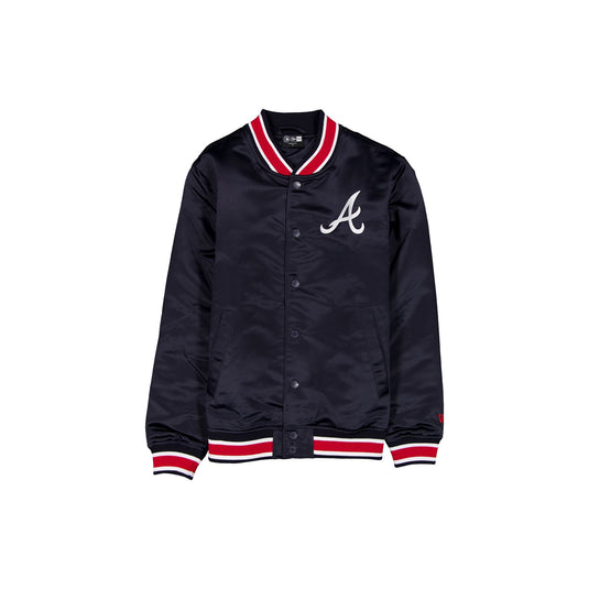 Atlanta Braves Game Day Satin Jacket - New Era Cap