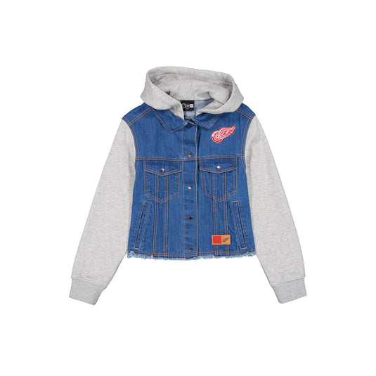Detroit Red Wings Game Day Women's Denim Jacket - New Era Cap