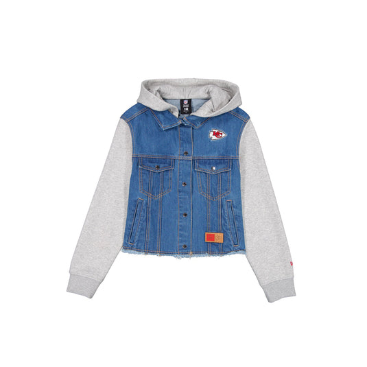 Kansas City Chiefs Game Day Women's Denim Jacket - New Era Cap