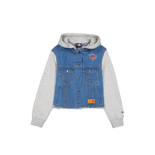 New York Knicks Game Day Women's Denim Jacket - New Era Cap