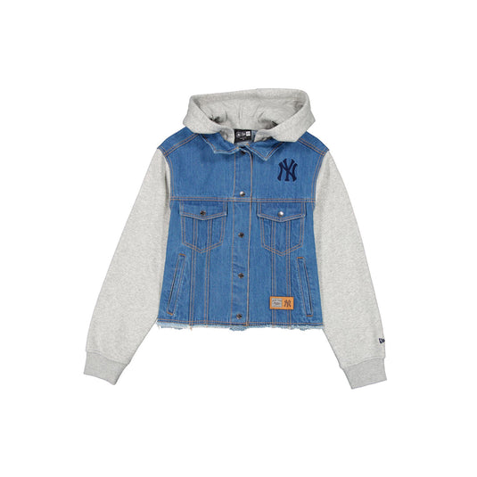 New York Yankees Game Day Women's Denim Jacket - New Era Cap