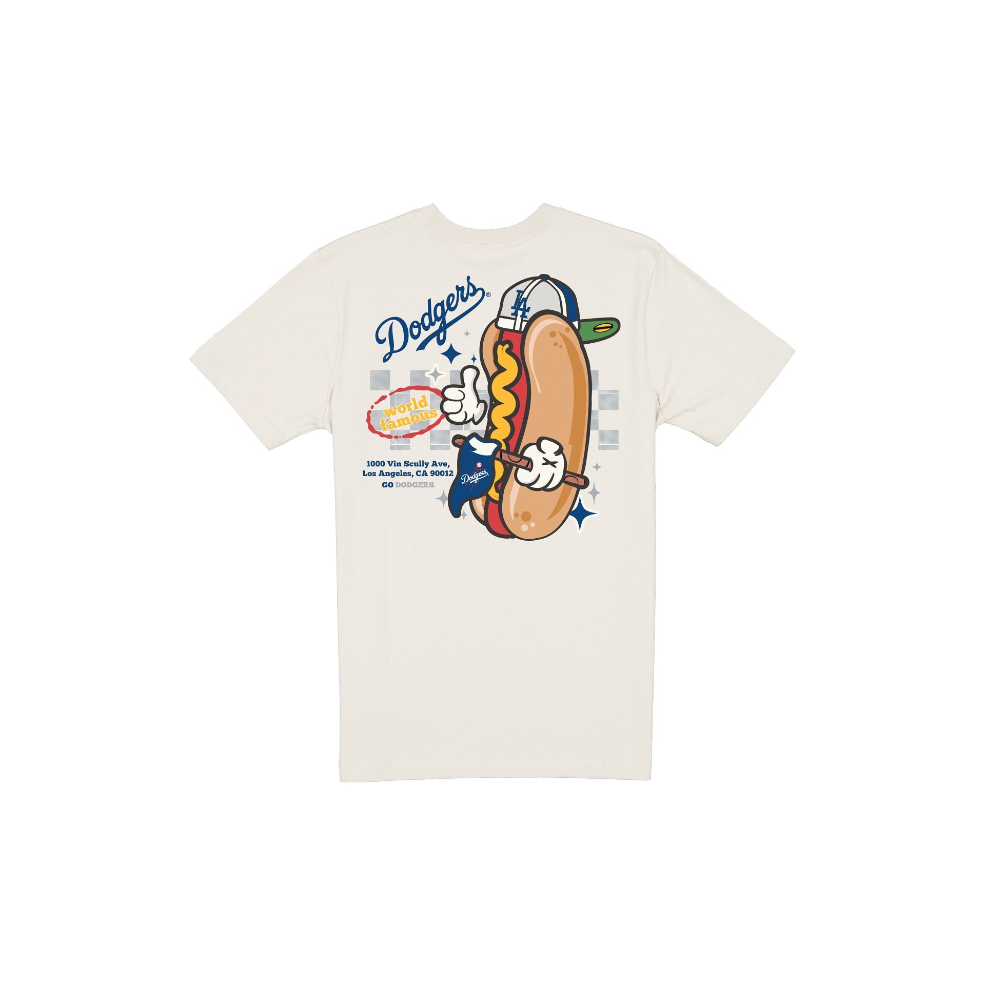 Los Angeles Dodgers Game Day Ballpark Hot Dog T-Shirt – New Era Cap