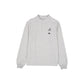 Atlanta Braves Logo Essentials Heather Gray Quarter Zip
