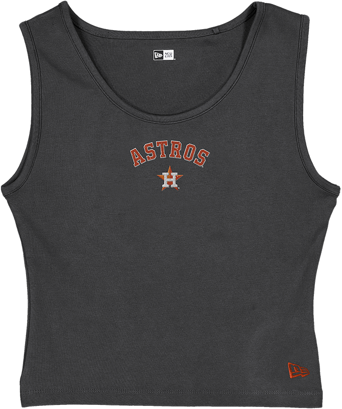 Houston Astros Glam Game Women's Graphite Tank Top