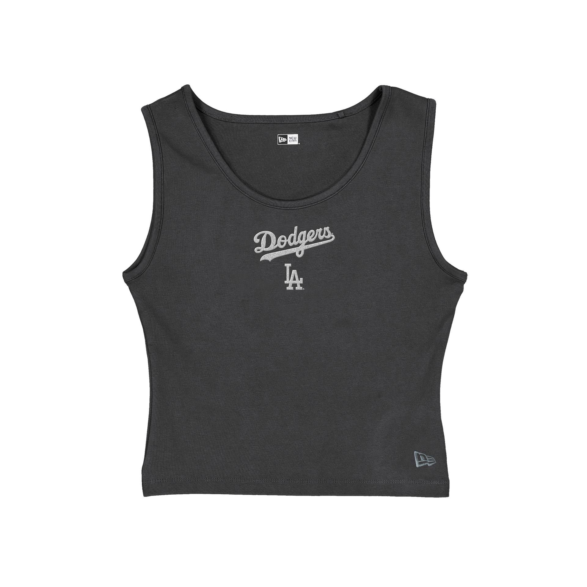 Los Angeles Dodgers Glam Game Women's Graphite Tank Top