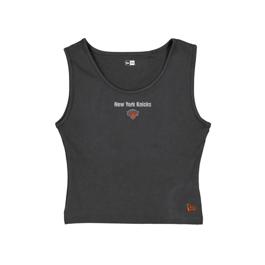 New York Knicks Glam Game Women's Graphite Tank Top - New Era Cap