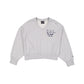 Boston Red Sox Glam Game Women's Oversized Glittery Crewneck