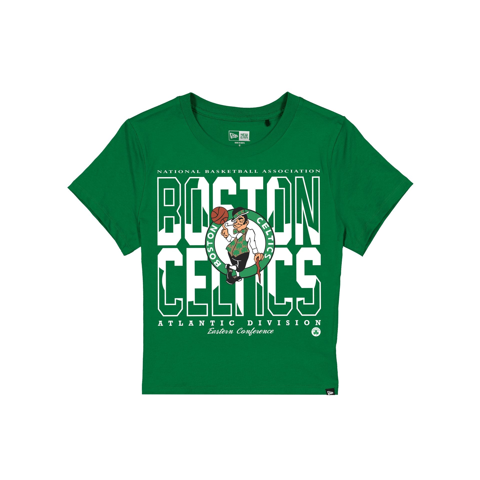 Boston Celtics Leisure Women's Shrunken Cropped T-Shirt