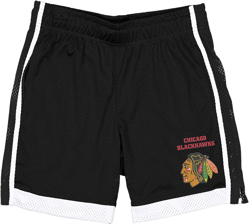 Chicago Blackhawks Black Summer Shorts
