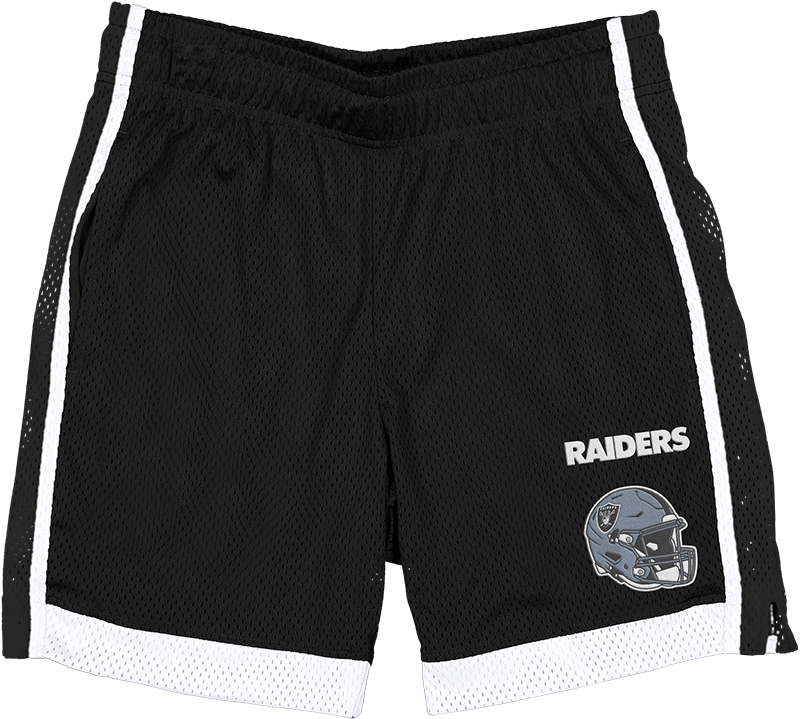Las Vegas Raiders Black Summer Shorts