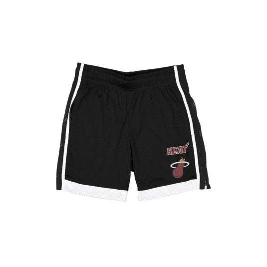 Miami Heat Black Summer Shorts - New Era Cap