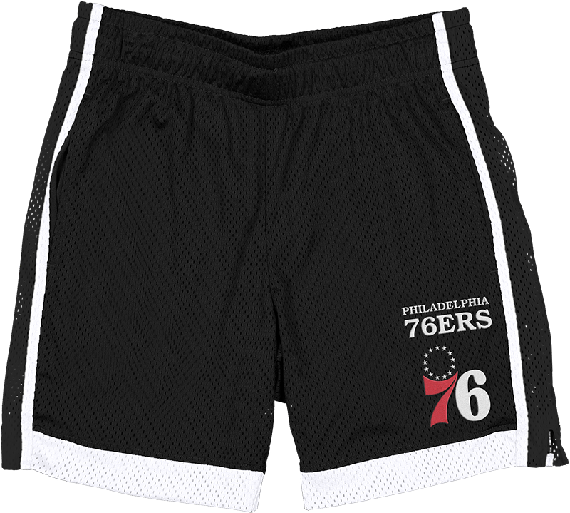 Philadelphia 76ers Black Summer Shorts