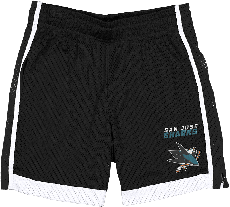 San Jose Sharks Black Summer Shorts