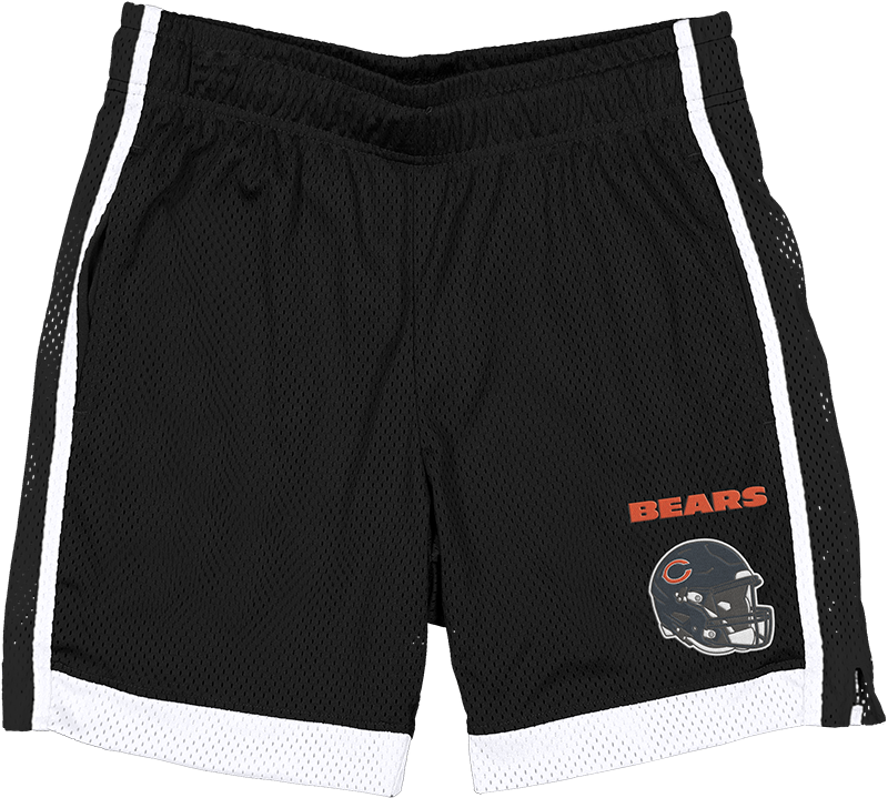 Chicago Bears Black Summer Shorts