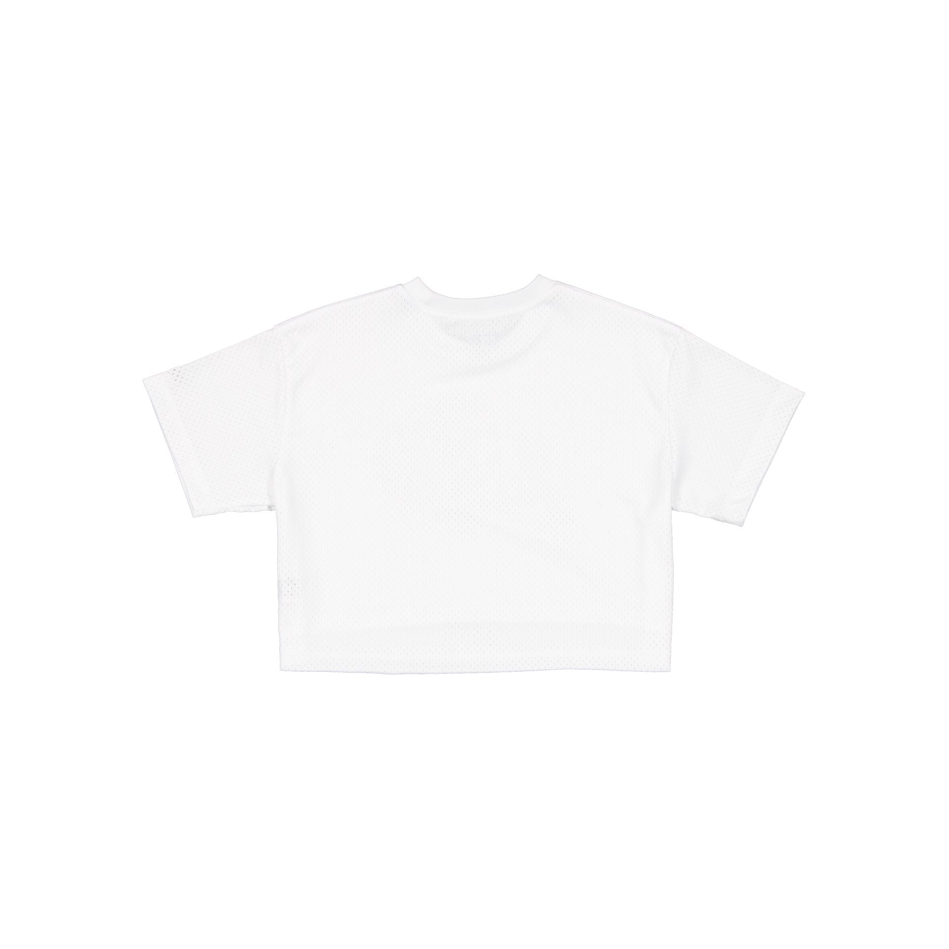 Chicago Bulls Summer Women's White Cropped Jersey T-Shirt