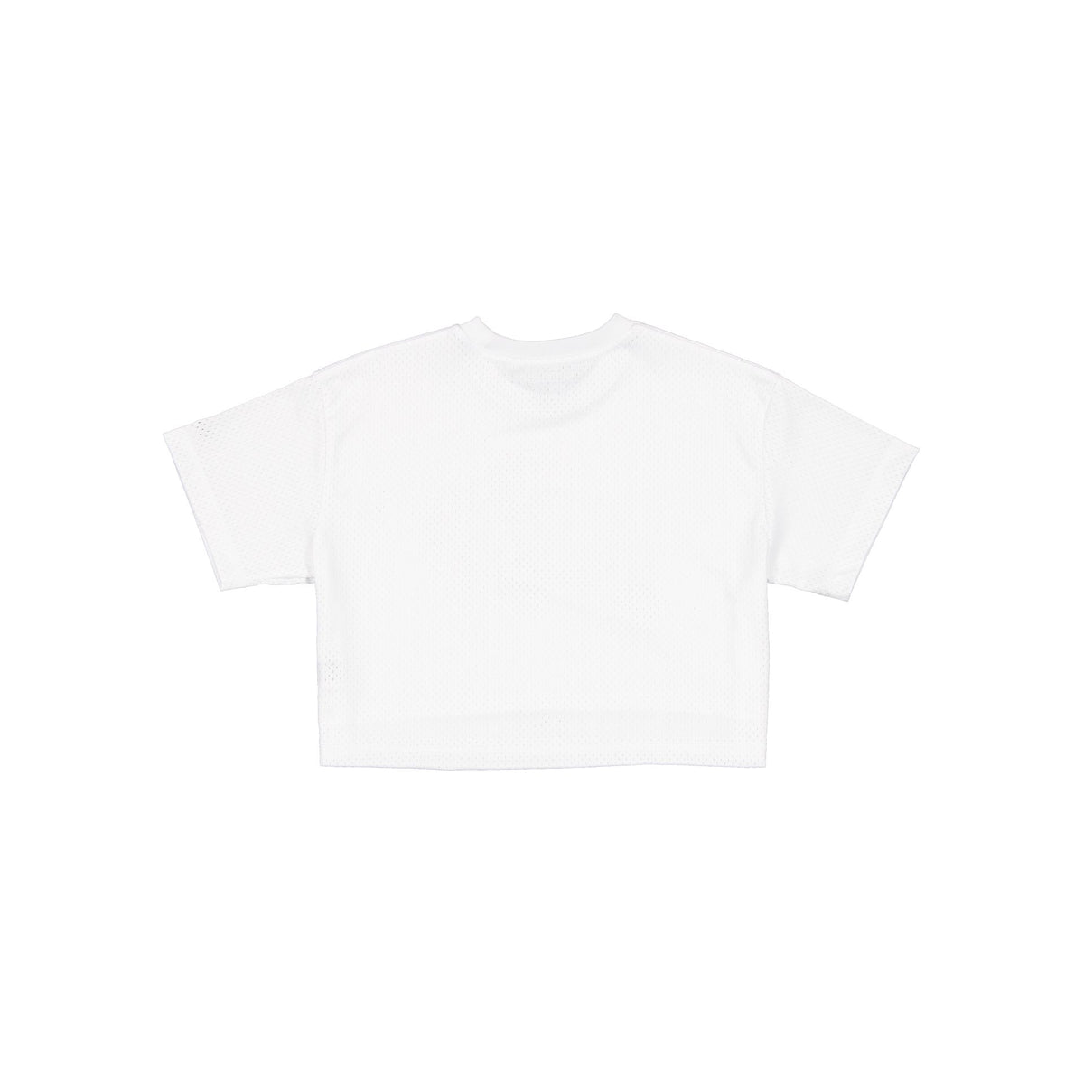 New York Knicks Summer Women's White Cropped Jersey T-Shirt