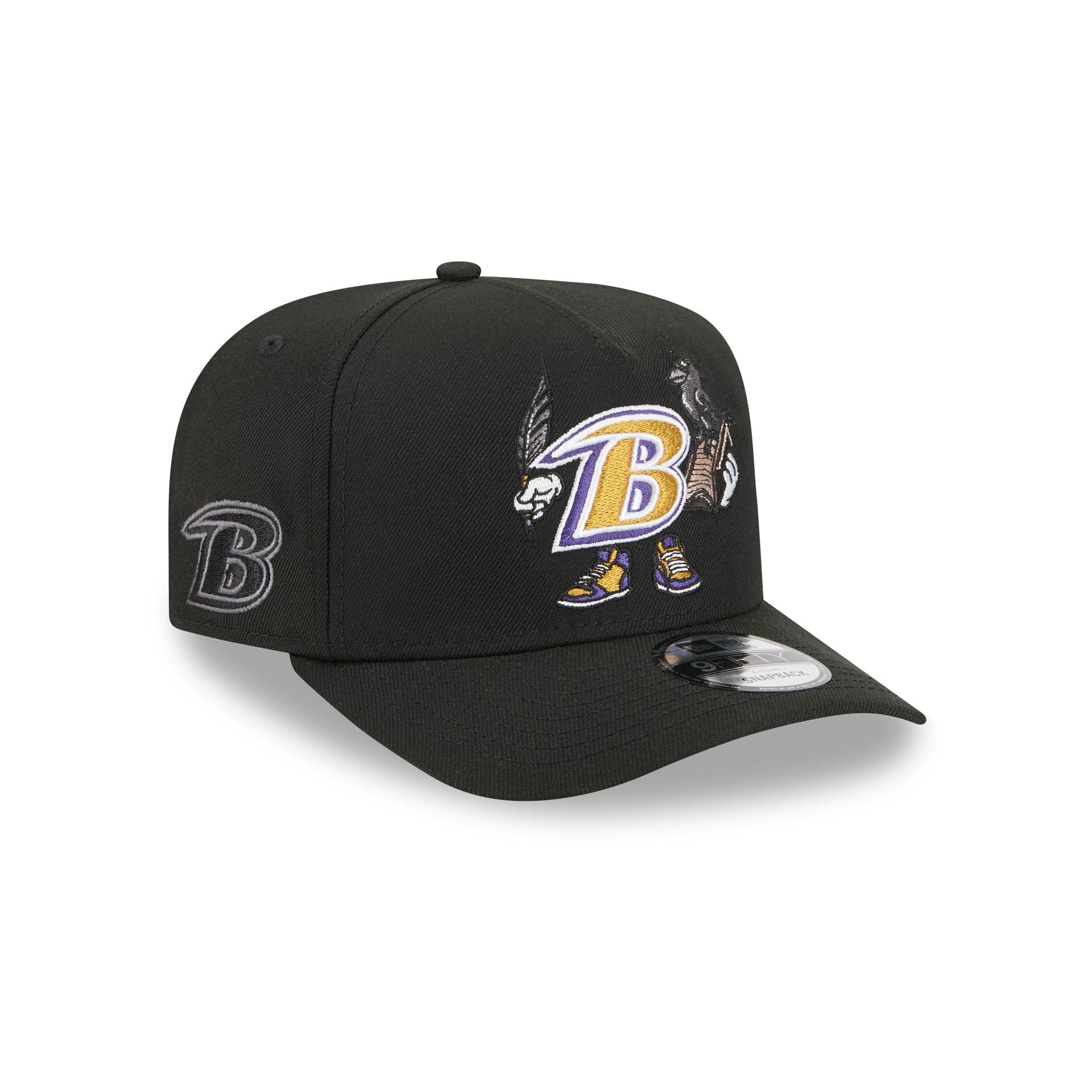 Baltimore Ravens Cartoon 9FIFTY A-Frame Snapback Hat