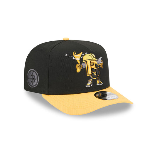 Pittsburgh Steelers Cartoon 9FIFTY A-Frame Snapback Hat - New Era Cap