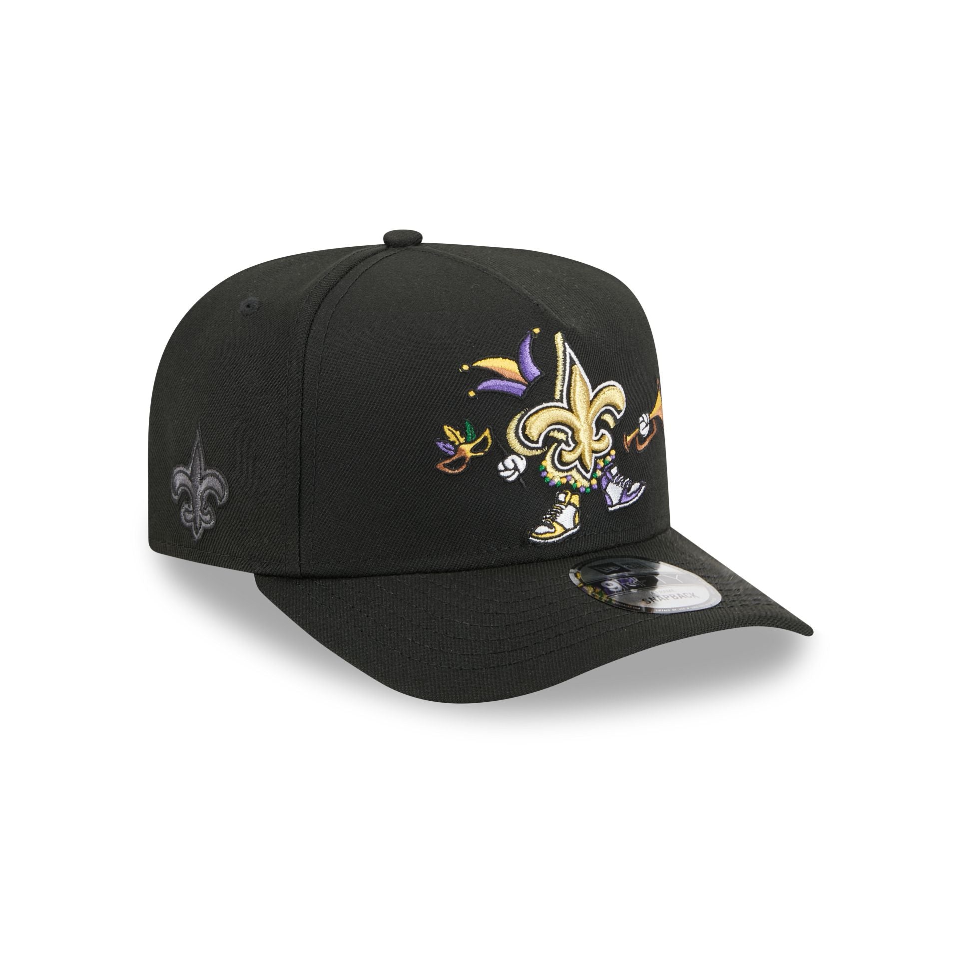 New Orleans Saints Cartoon 9FIFTY A-Frame Snapback Hat