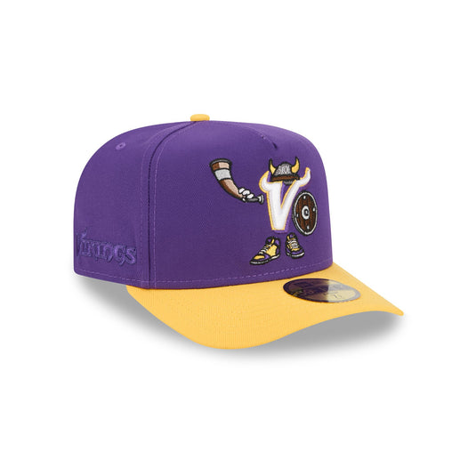 Minnesota Vikings Cartoon 59FIFTY A-Frame Fitted Hat - New Era Cap