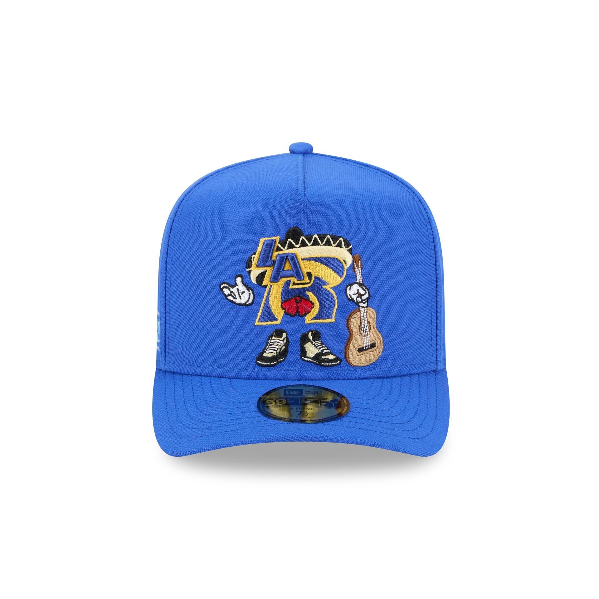 Los Angeles Rams Cartoon 59FIFTY A-Frame Fitted Hat