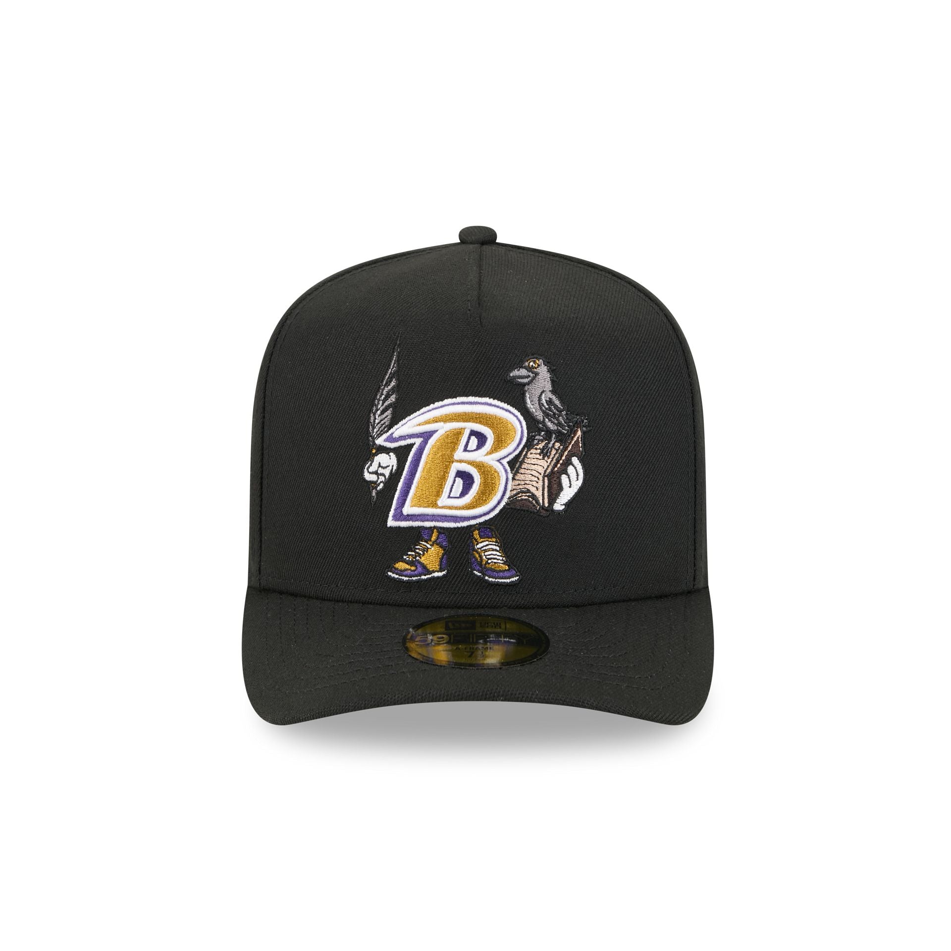 Baltimore Ravens Cartoon 59FIFTY A-Frame Fitted Hat – New Era Cap