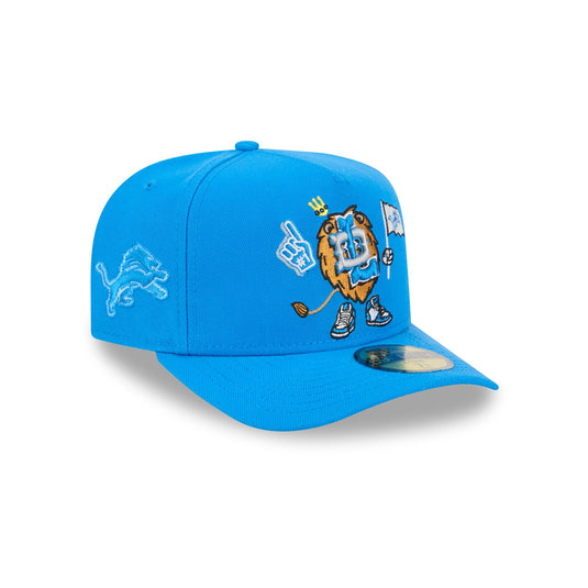 Detroit Lions Cartoon 59FIFTY A-Frame Fitted Hat - New Era Cap