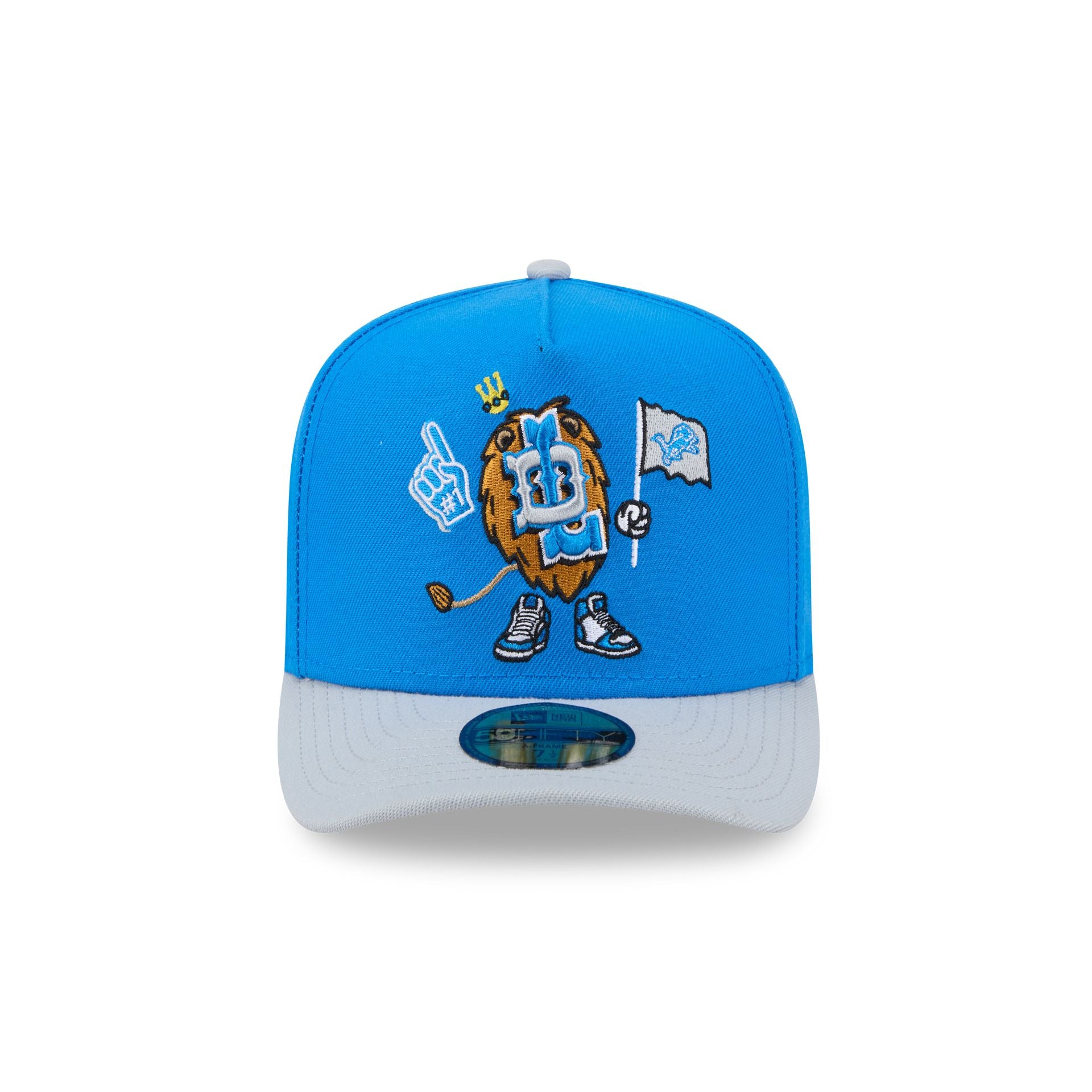 Detroit Lions Cartoon 59FIFTY A-Frame Fitted Hat