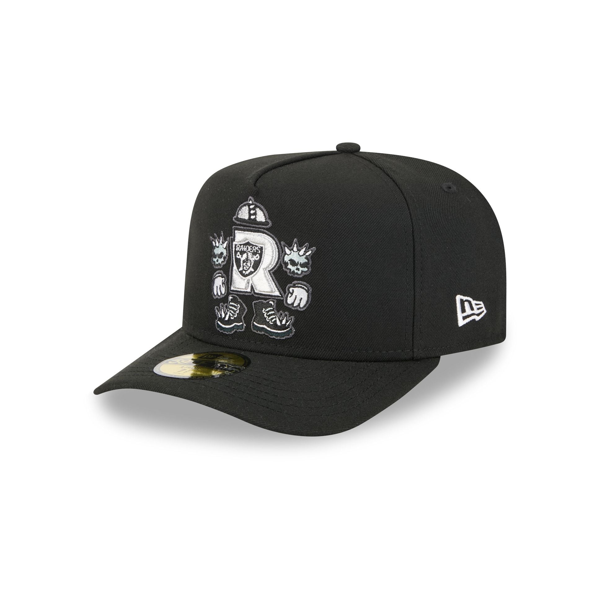 Las Vegas Raiders Cartoon 59FIFTY A-Frame Fitted Hat – New Era Cap