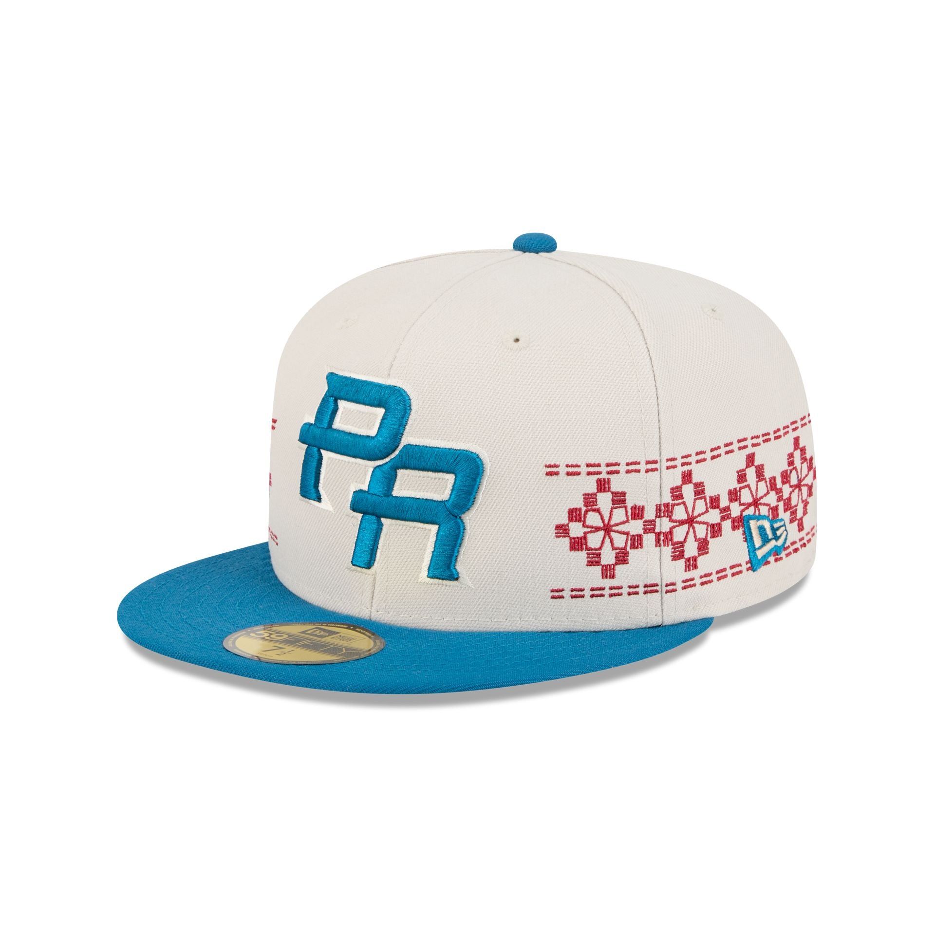 Puerto Rico Latin Embroidery 59FIFTY Fitted Hat