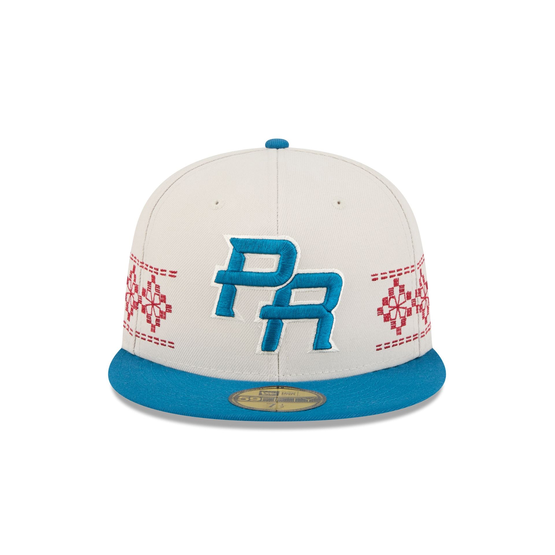 Puerto Rico Latin Embroidery 59FIFTY Fitted Hat