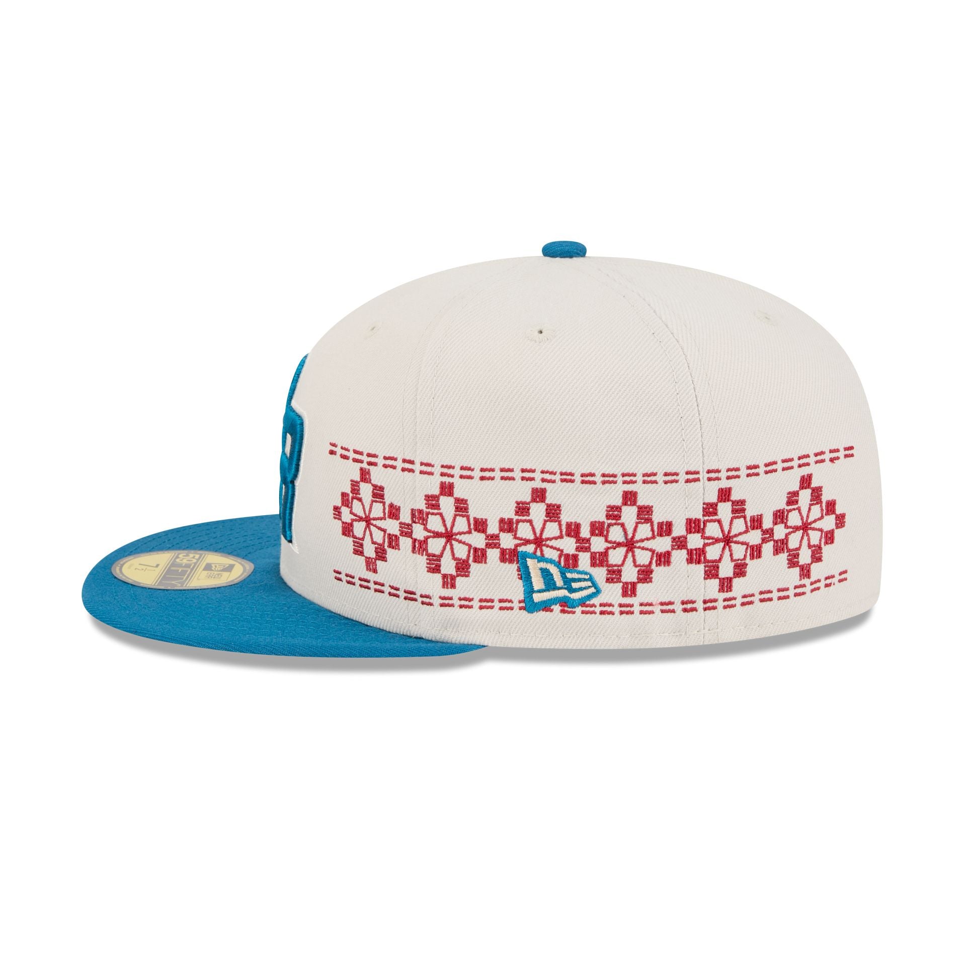 Puerto Rico Latin Embroidery 59FIFTY Fitted Hat
