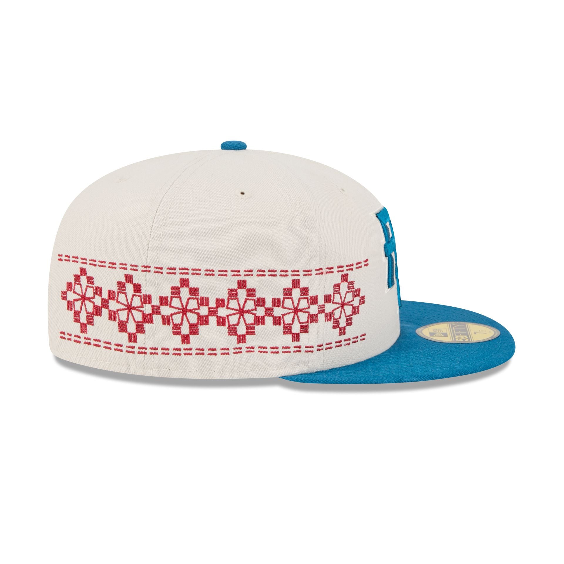 Puerto Rico Latin Embroidery 59FIFTY Fitted Hat