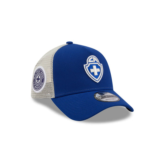 Cruz Azul Two-Tone 9FORTY A-Frame Trucker Hat - New Era Cap
